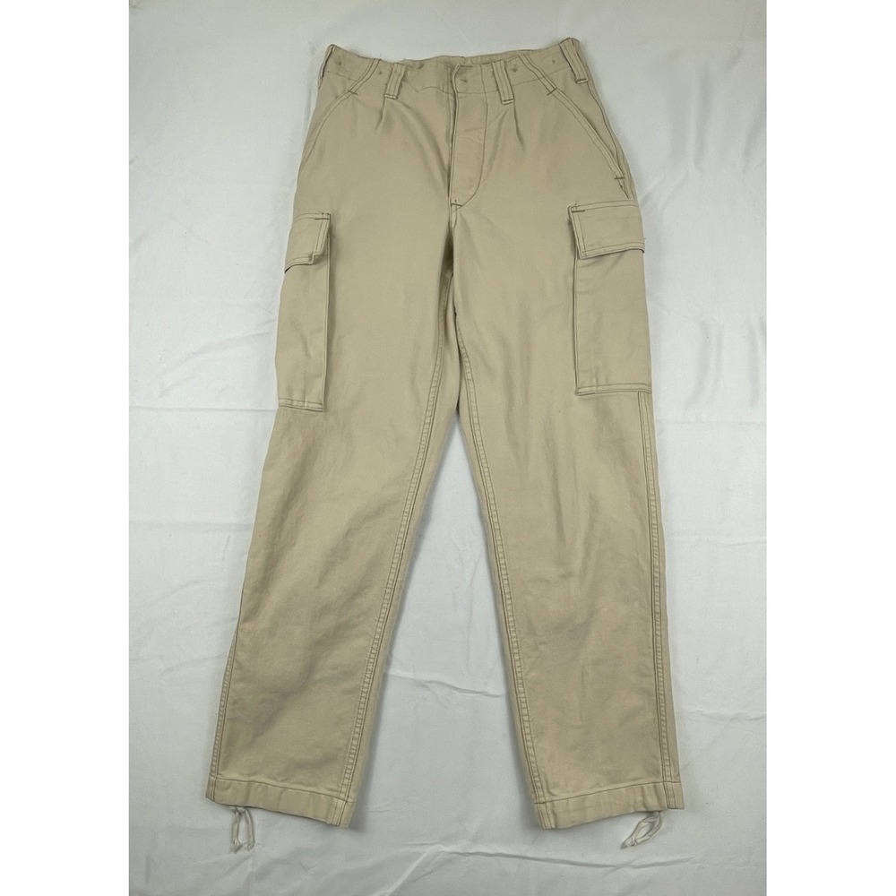 Vintage 2003 GERMAN BUNDESWEHR TROPICAL CARGO PANTS MENS 31X30 TAN MILITARY